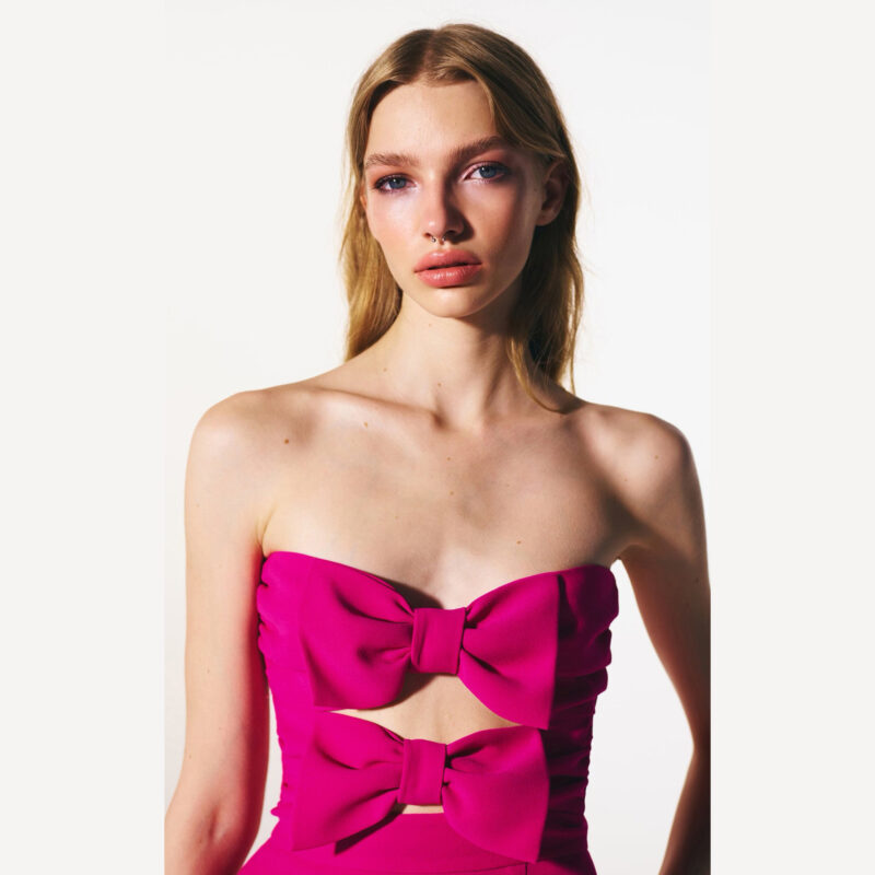 Chilldressy™ Sexy Cut-Out Bow Mini Dress | Strapless Backless Dress