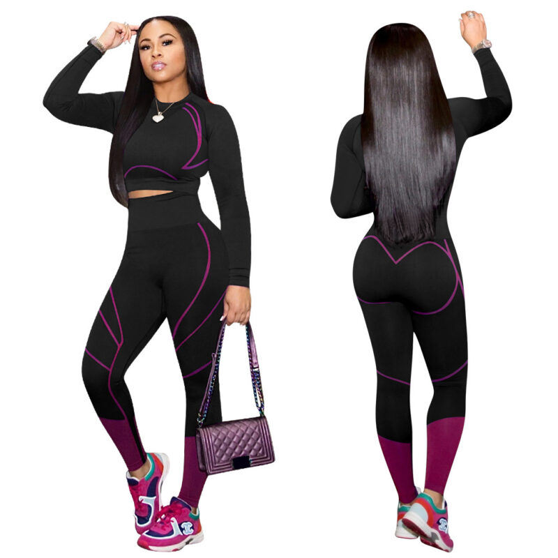 Chilldressy™ Yoga Long Sleeve Two-Piece Set