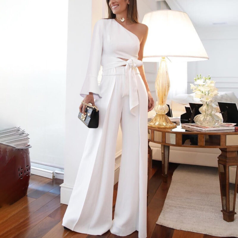 Chilldressy™ One Shoulder Slim Fit Jumpsuit