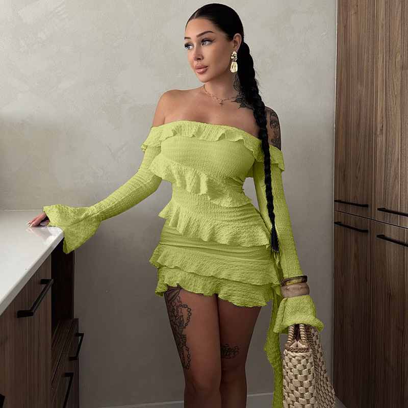 Chilldressy™ One Shoulder Flounced Dress