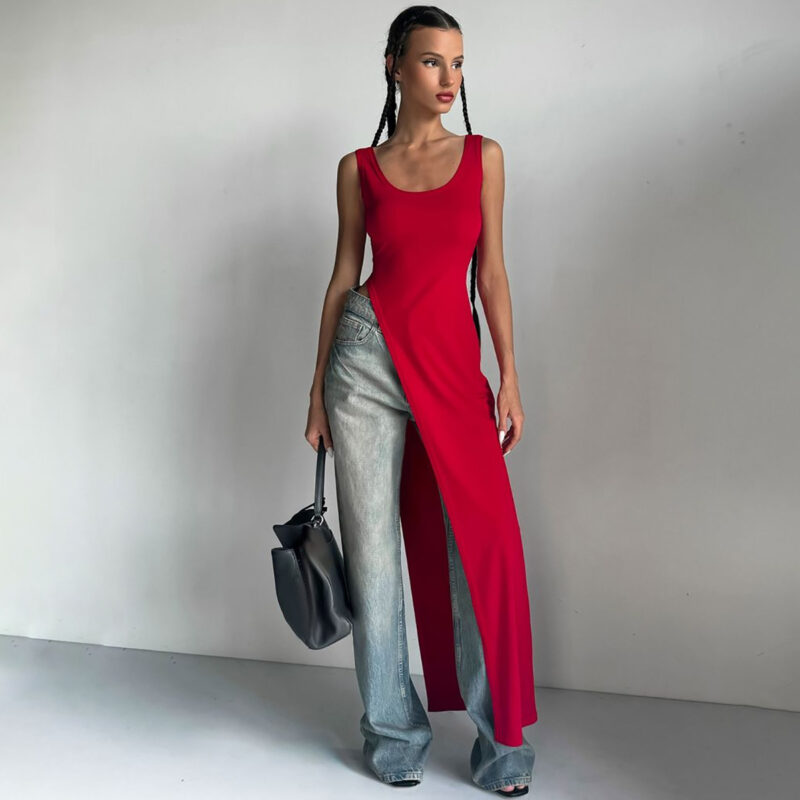 Chilldressy™ Lrregular Slim Maxi Dress