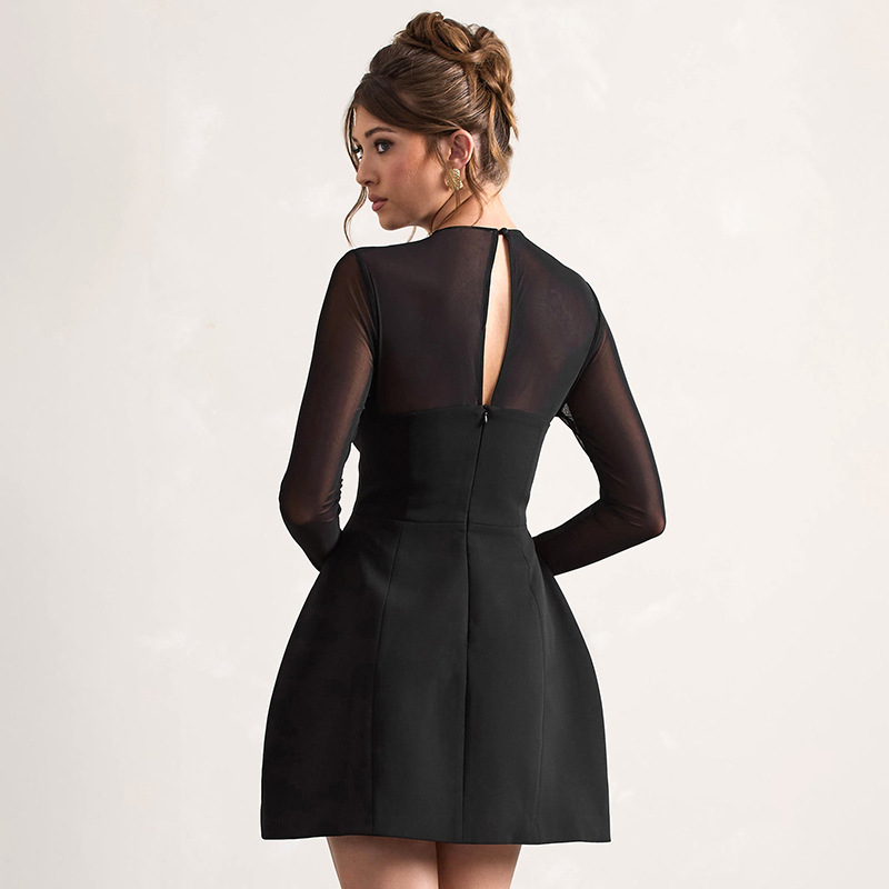 Chilldressy™ Mesh Waist Mini Dress