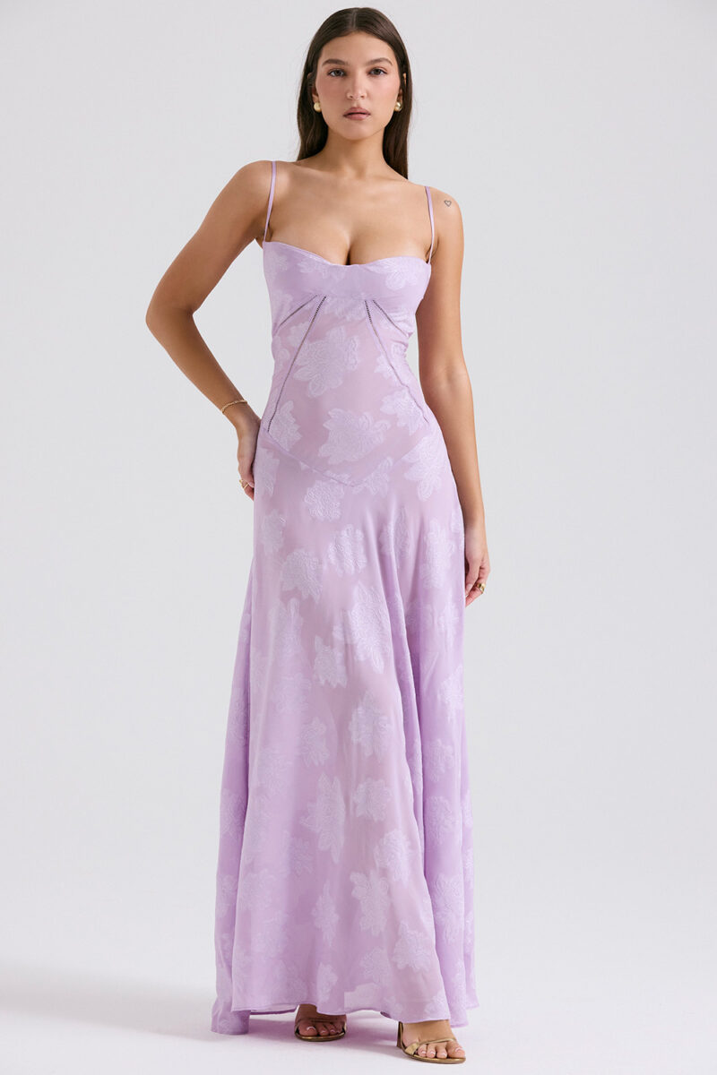 Chilldressy™ Romantic Sheer Lace Gown | Elegant Backless Corset Maxi Dress