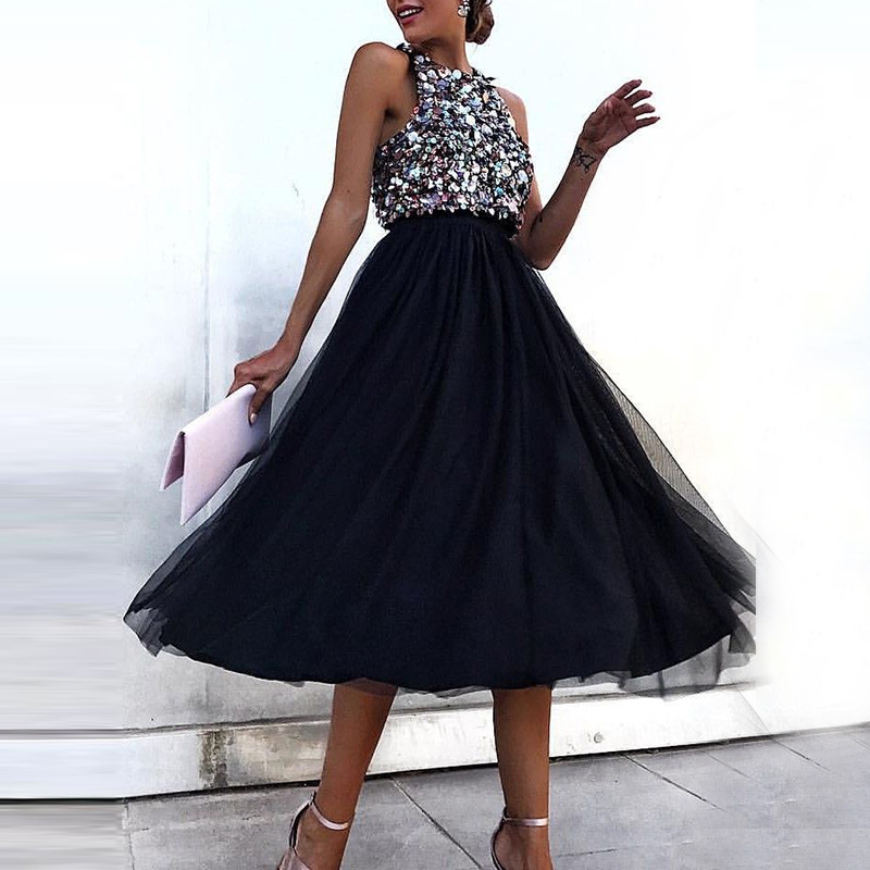 Chilldressy™ Halter Midi Princess Dress