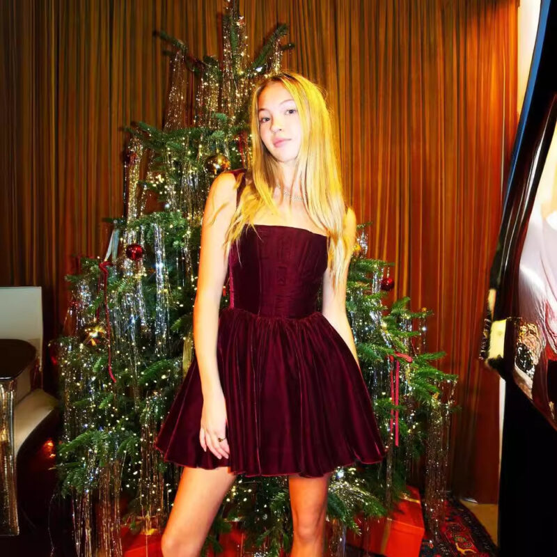 Chilldressy™ Velvet Cinched Waist Strapless Dress | Off-Shoulder Party Mini Dress