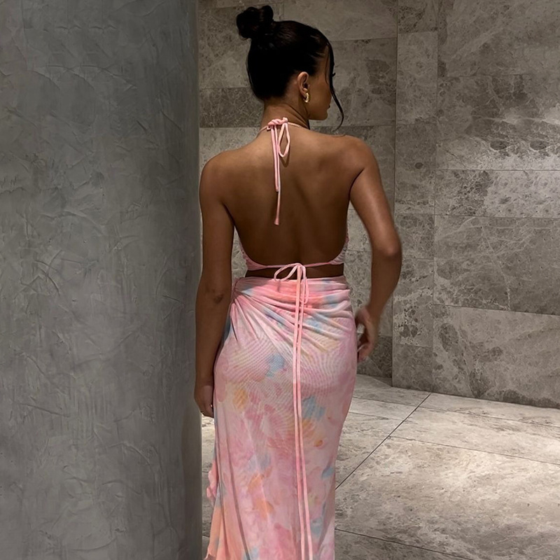 Chilldressy™ Mesh Off Shoulder Strappy Dress