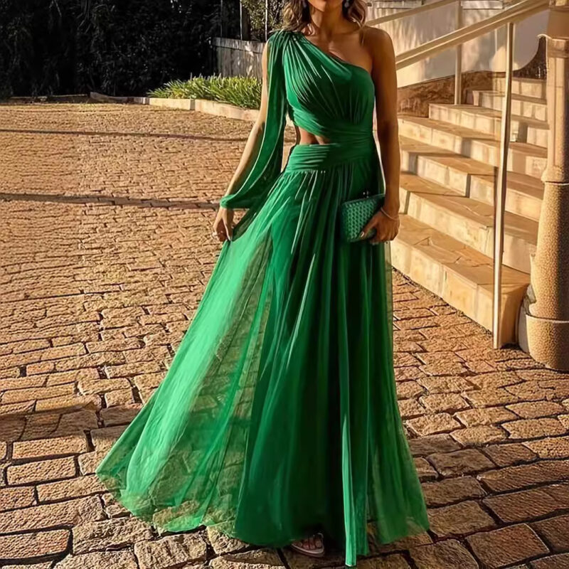 Chilldressy™ One Shoulder Sexy Maxi Dress